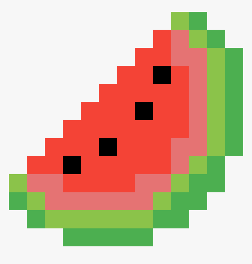 Watermelon Pixel Art, HD Png Download, Free Download