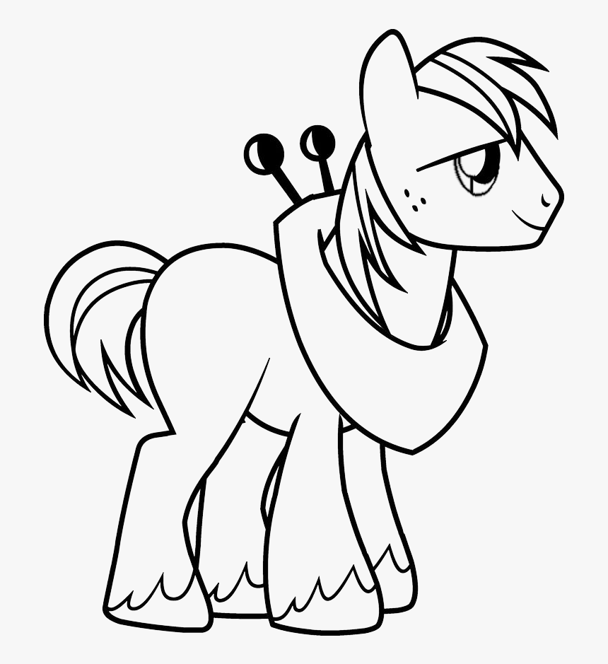 Dark My Little Pony Coloring Pages, HD Png Download, Free Download