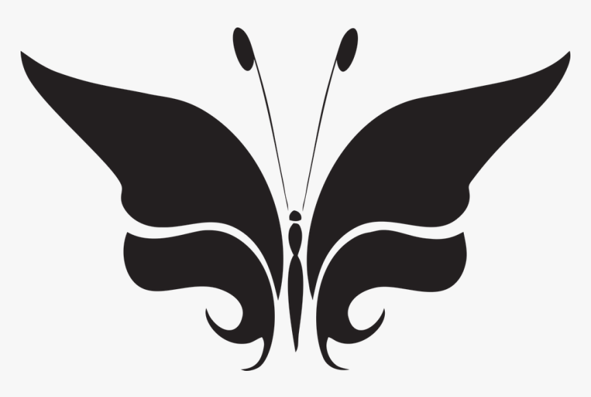 Animal Butterflies Butterfly Flying Insect - Butterfly Wings Silhouette Png, Transparent Png, Free Download