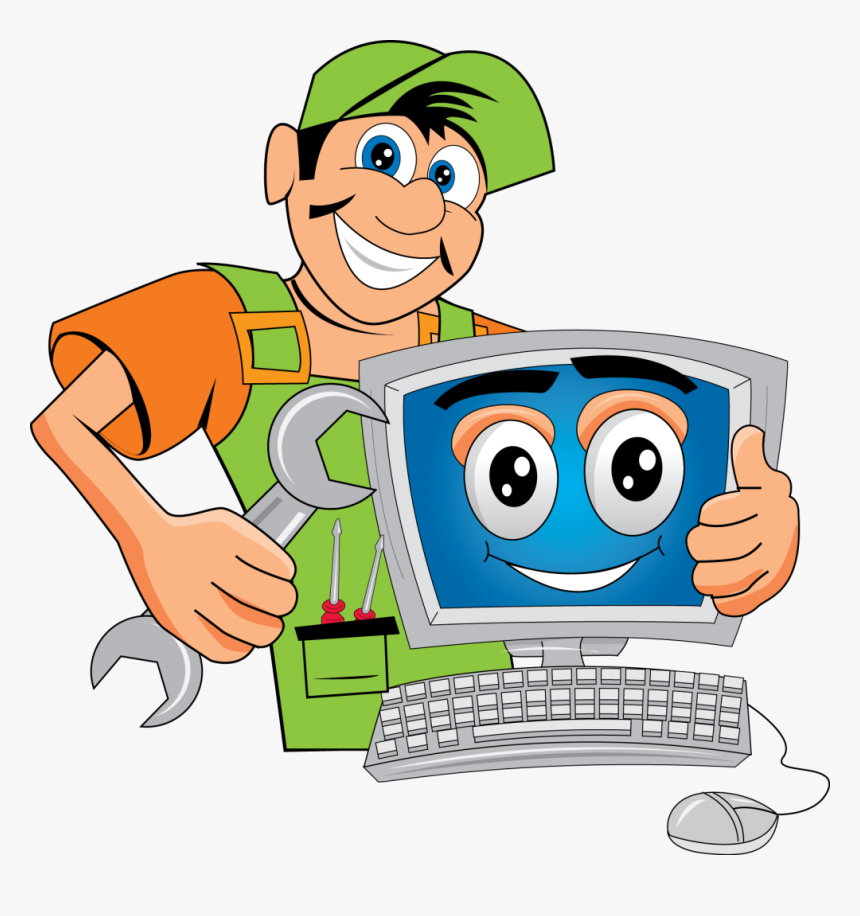 Computer Repair Technician Installation Personal Icon - Computer Technician Clip Art, HD Png Download, Free Download