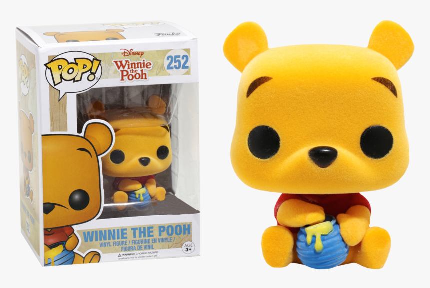Clip Art Flocked Funko Pop - Funko Pop Disney Winnie The Pooh, HD Png Download, Free Download