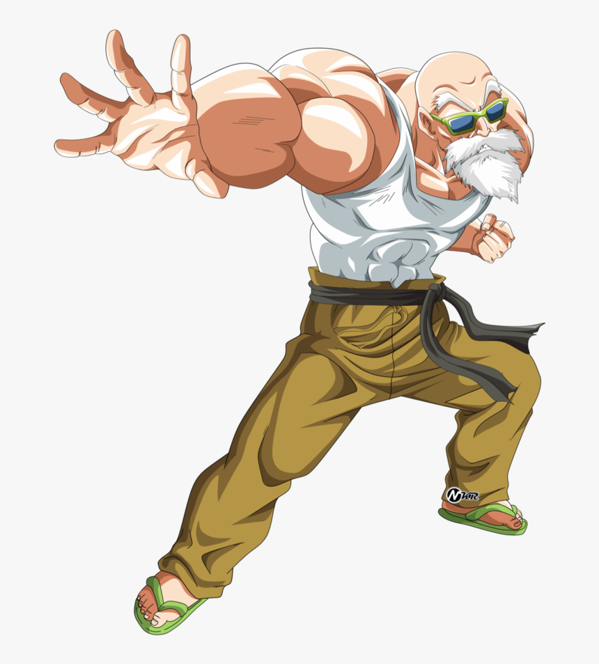 Master Roshi By Naironkr - Dragon Ball Master Roshi Png, Transparent Png, Free Download