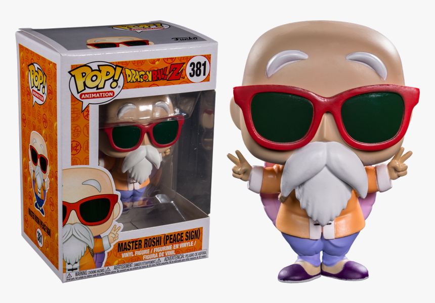 Funko Pop Master Roshi Peace Sign, HD Png Download, Free Download