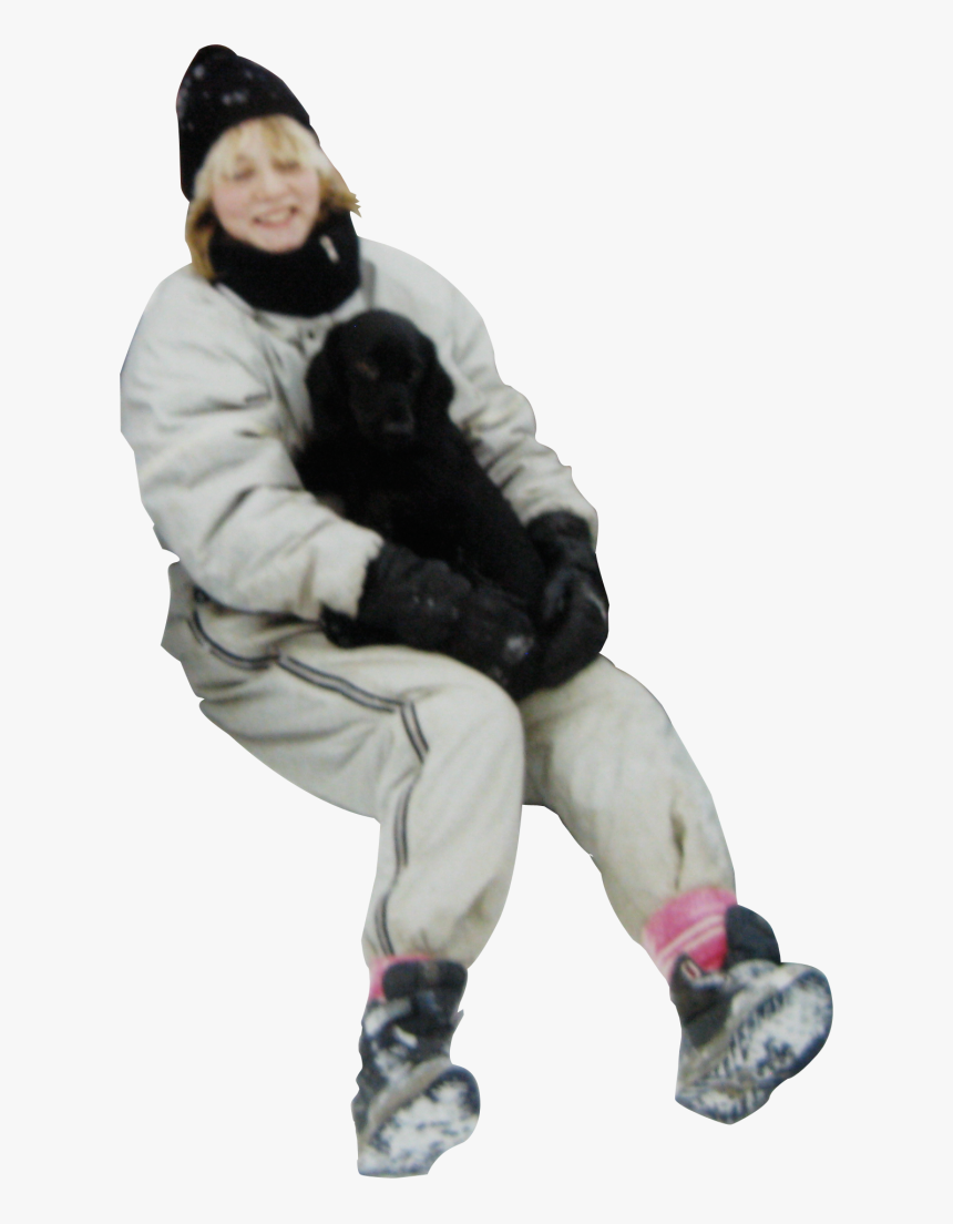 Winter Sitting Png, Transparent Png, Free Download