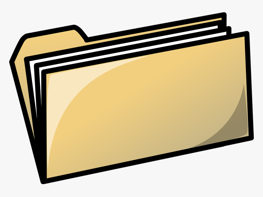 Folder Office Files Corporate Document Paperwork - Folder Clip Art, HD Png Download, Free Download