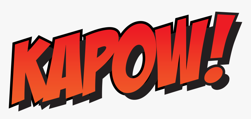 Clipart Explosion Kapow - Comic Book Kapow, HD Png Download, Free Download
