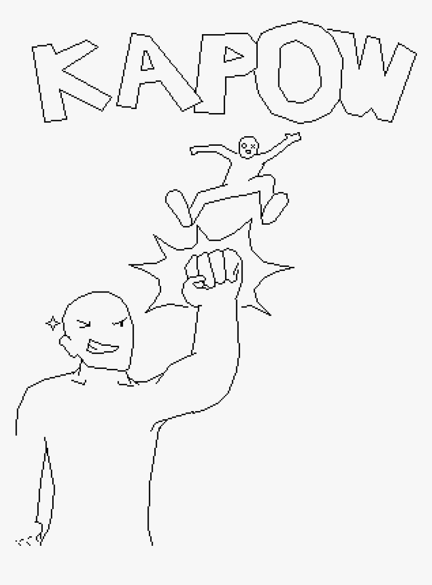 Transparent Kapow Png - Line Art, Png Download, Free Download