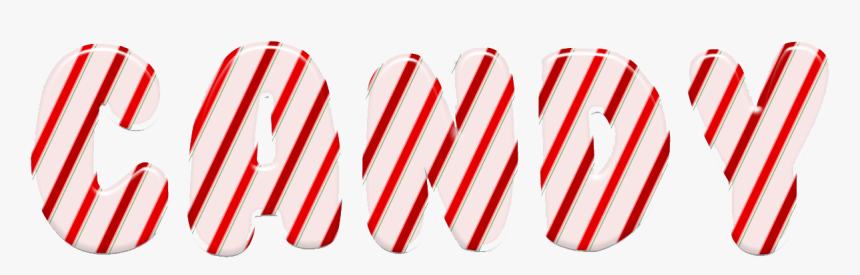 Word Candy Canes Transparent, HD Png Download, Free Download
