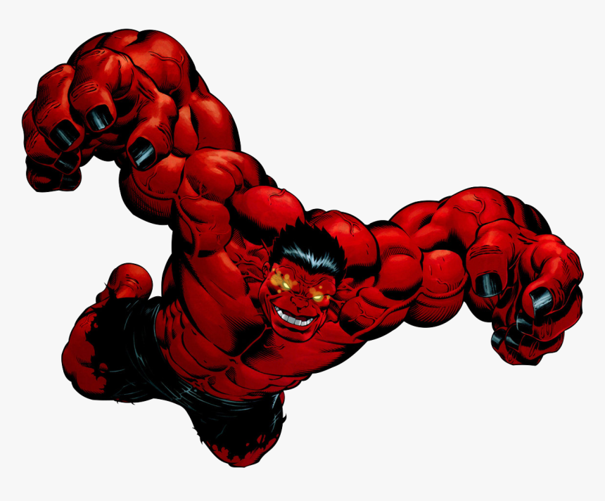 Hulk Clipart Ultimate Red - Red Hulk Comics Png, Transparent Png, Free Download