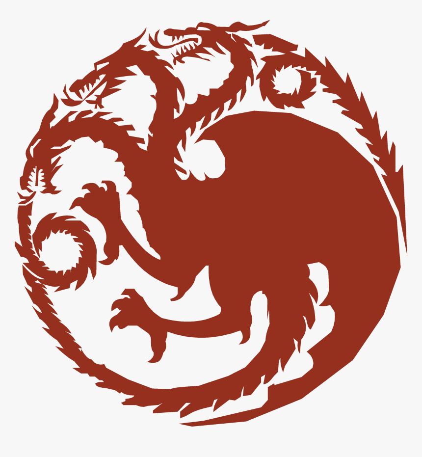 Daenerys Targaryen Tyrion Lannister House Targaryen - Game Of Thrones Dragon Logo, HD Png Download, Free Download