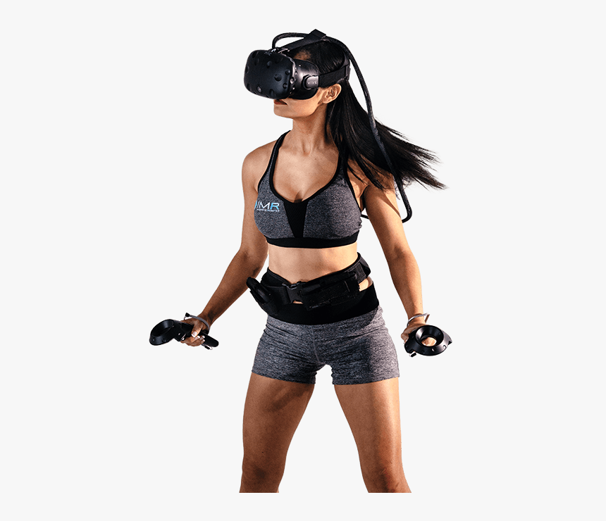 Hands-on With Wireless Htc Vive By Imr - Girl, HD Png Download, Free Download