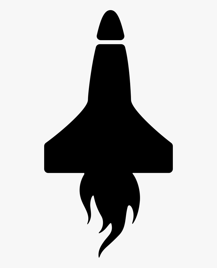 Rocket On Vertical Position With Fire Tail Comments, HD Png Download, Free Download