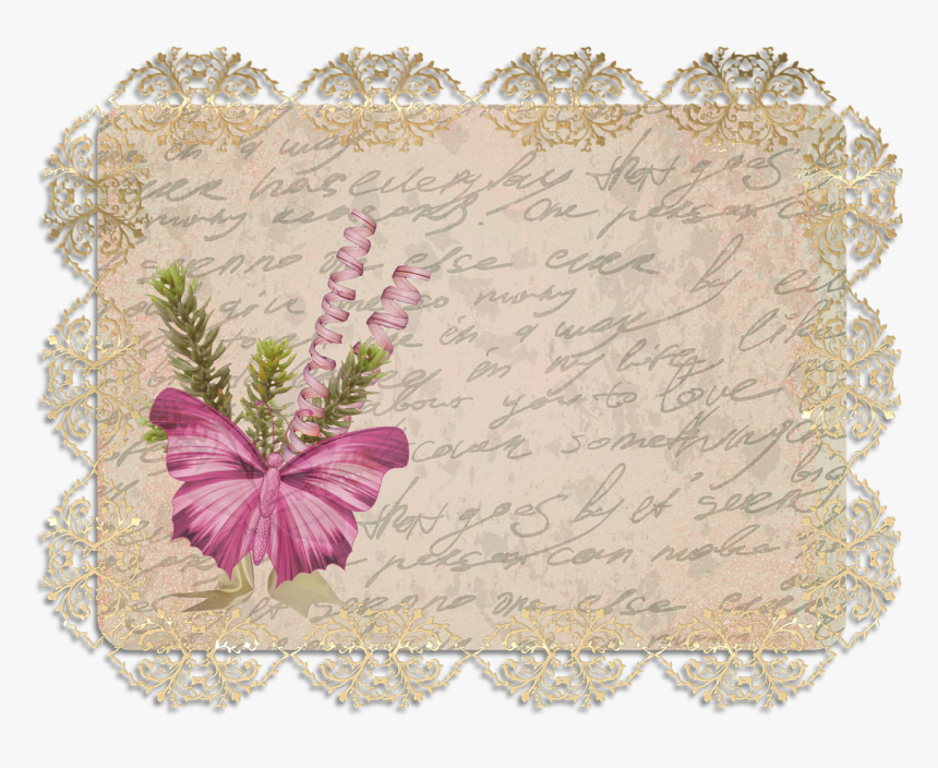 Vintage Flourish Label Png, Transparent Png, Free Download