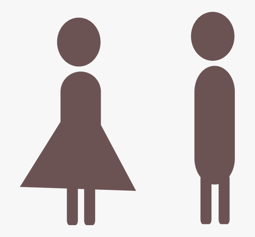 Male, Female, Profile, He And She, Man, Woman, A Couple - He And She Png, Transparent Png, Free Download