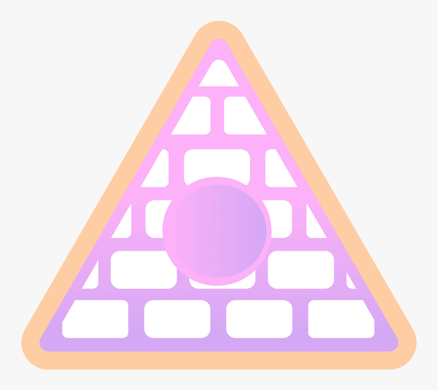 Poppy Thatpoppy Pyramid Illuminati Pink Cute Purple - Poppy Pyramid, HD Png Download, Free Download