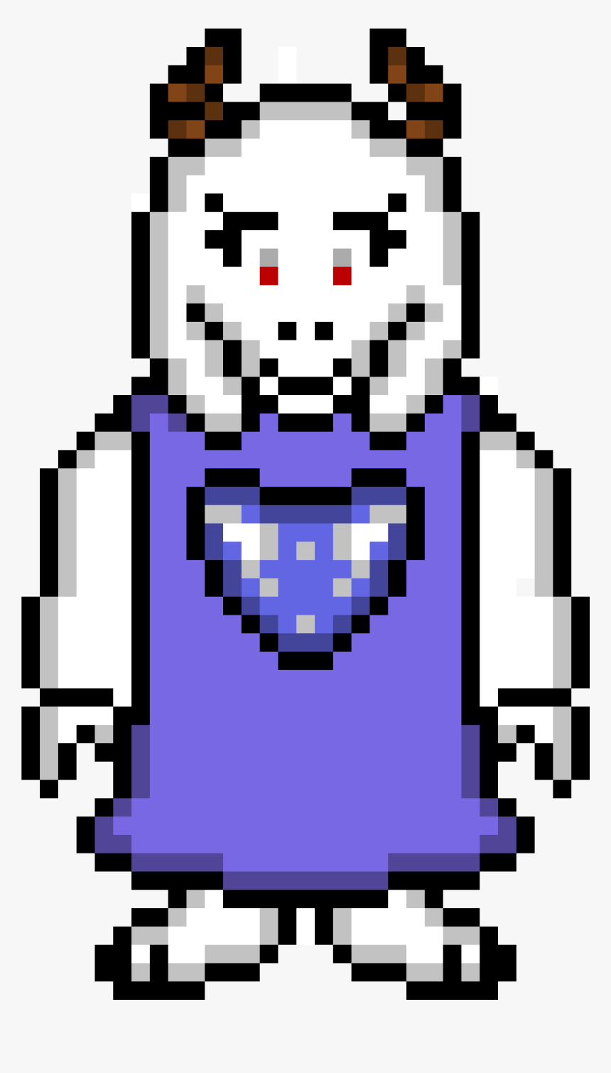 Undertale Toriel Sprite - Toriel Undertale Pixel Art, HD Png Download, Free Download