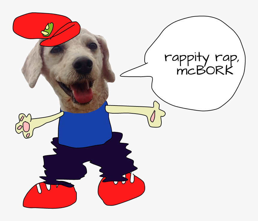 Parappa The Rapper Cynophobia / Tough Luck Ducksocks - Dog Catches Something, HD Png Download, Free Download