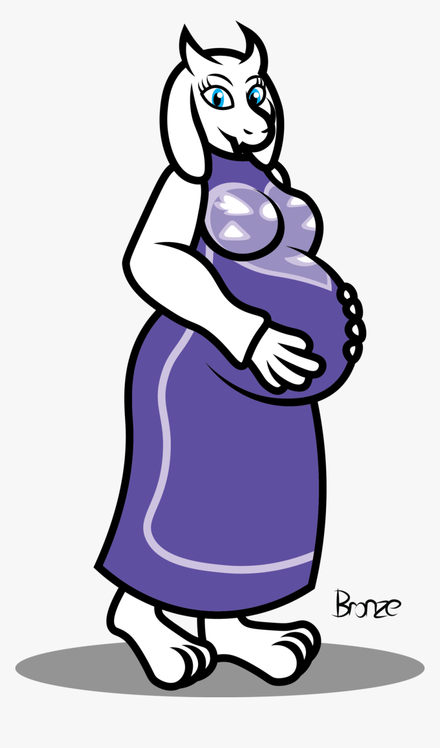 Transparent Undertale Toriel Png - Undertale Toriel Pregnant, Png Download, Free Download