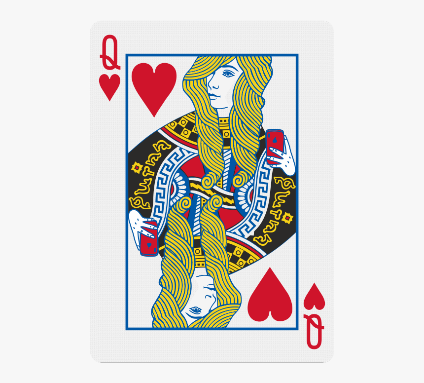 Queen Of Hearts Playing Card, HD Png Download, Free Download