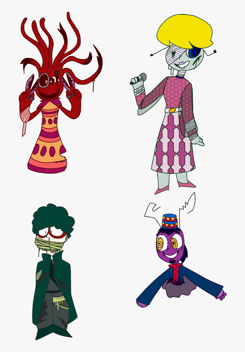 Some Teacher Designs For This “parappa Horror Au” Thing - Parappa The Rapper Au, HD Png Download, Free Download
