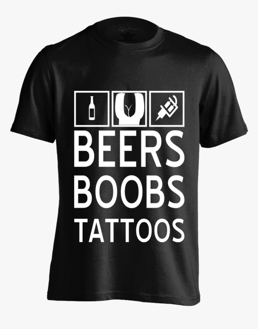 "beers Boobs Tattoos - Active Shirt, HD Png Download, Free Download