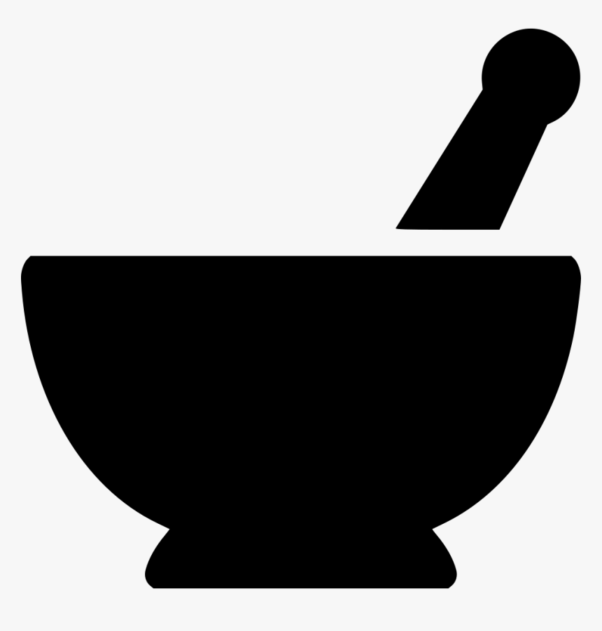 Mortar And Pestle Drawing - Mortar And Pestle Svg, HD Png Download, Free Download