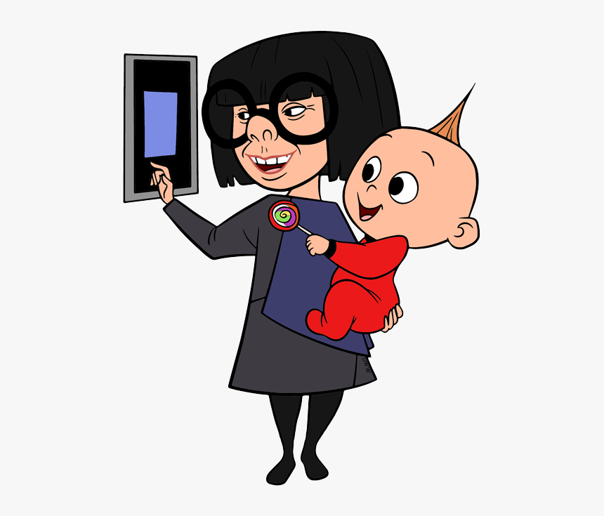 Edna Mode And Jack Jack, HD Png Download, Free Download