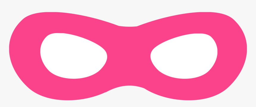 Incredibles Free Printable Superhero Masks Paper Trail - Pink Superhero Mask Clipart, HD Png Download, Free Download