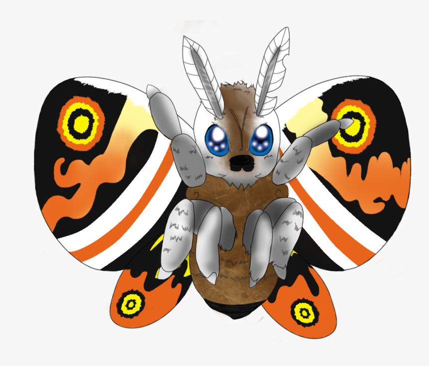 Transparent Mothra Png - Cute Godzilla Drawings, Png Download, Free Download