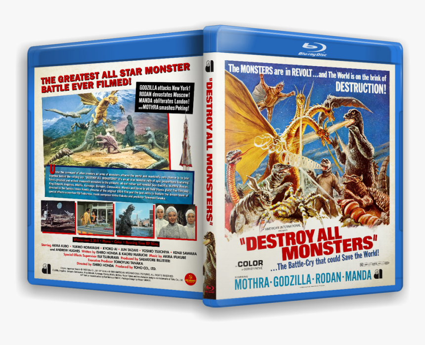 Destroy All Monsters On Blu Ray, HD Png Download, Free Download