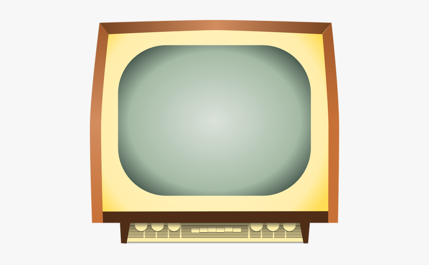 Vintage Tv Vector Image - Old Television Clip Art, HD Png Download, Free Download
