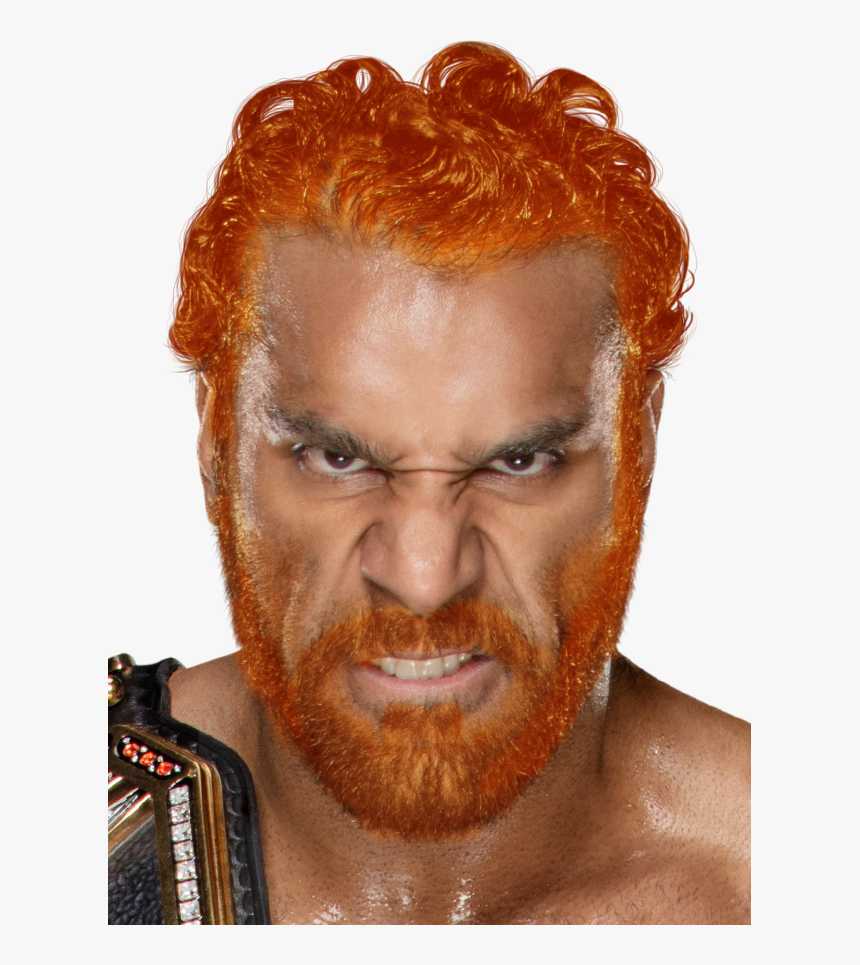 Some Bloke Has Made A Mock Up Of What Jinder Mahal - Ginger Mahal, HD Png Download, Free Download