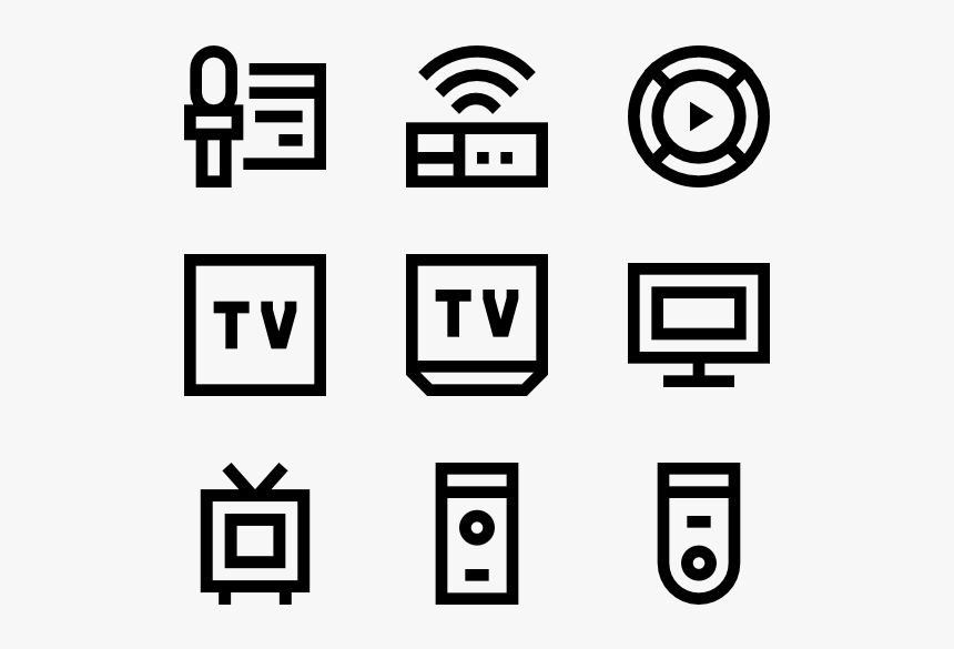 Tv - Soda Icons, HD Png Download, Free Download