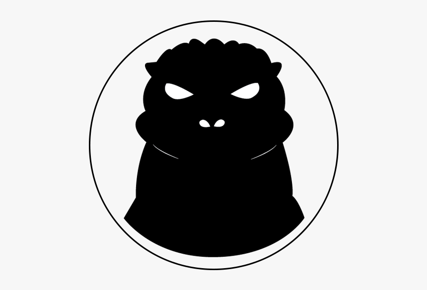 Godzilla Head Silhouette, HD Png Download, Free Download