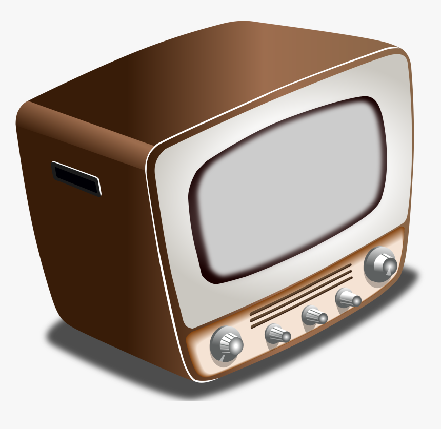 Clipart Tv Tv Radio - 1950s Tv Png, Transparent Png, Free Download