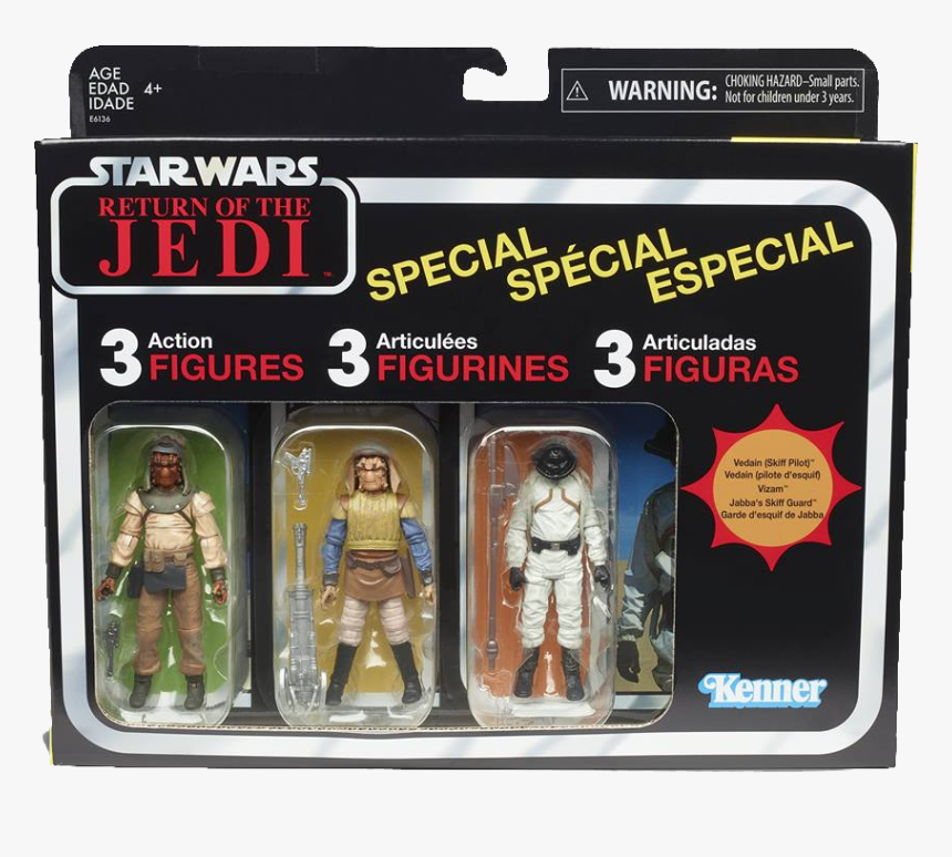 Action Figures Tv Action Figures Star Wars The Vintage - Star Wars Vintage Collection Skiff Guard 3 Pack, HD Png Download, Free Download