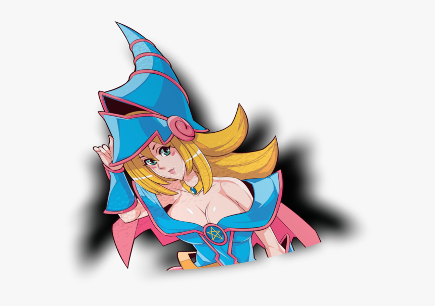 Dark Magician Girl Peeker Sticker, HD Png Download, Free Download