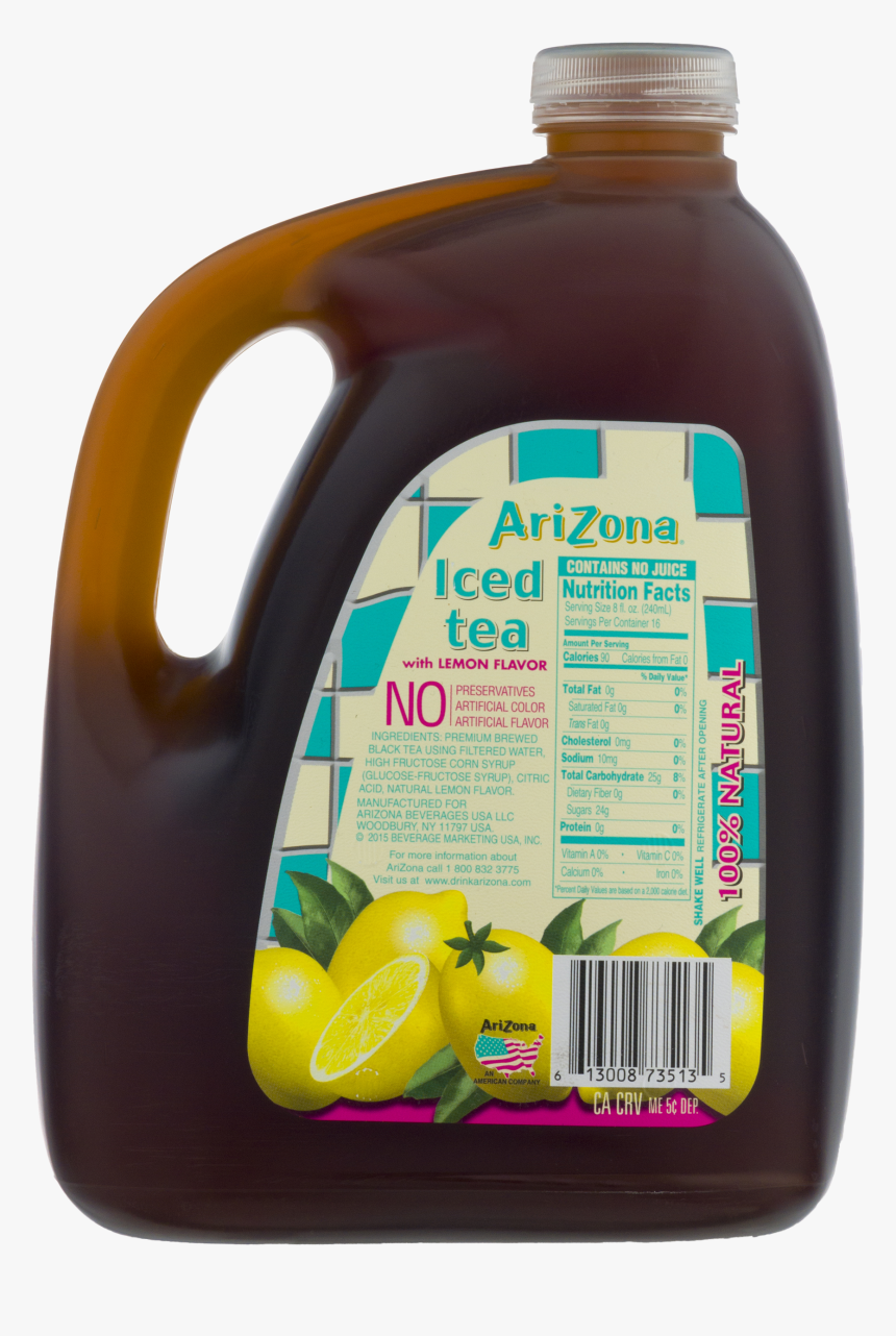 Arizona Iced Tea Gallon Nutrition Facts, HD Png Download, Free Download