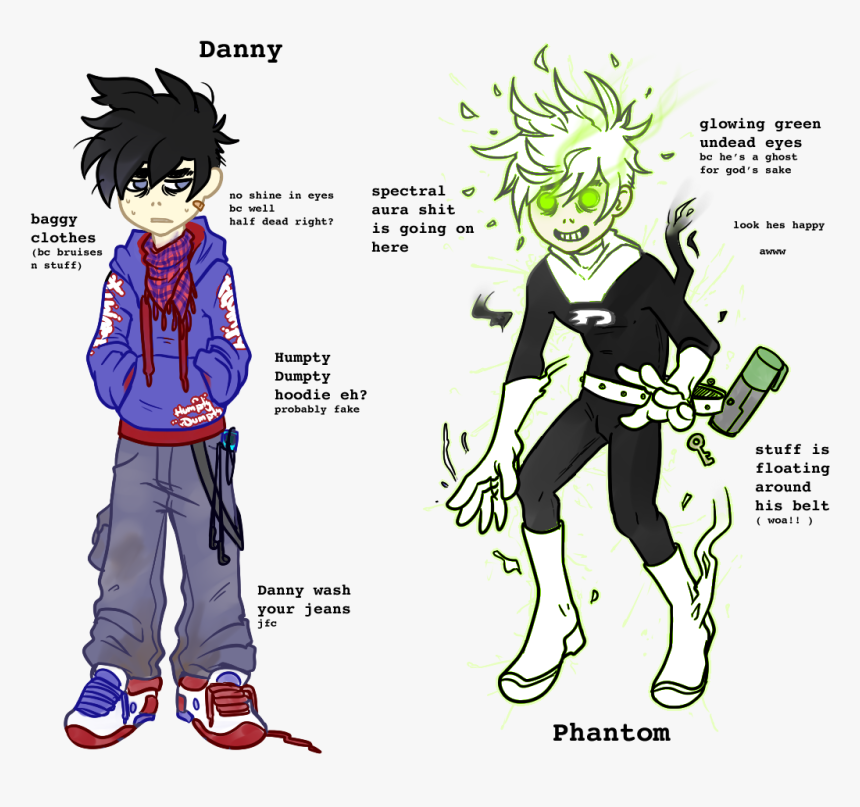 Ghost Danny Phantom Oc, HD Png Download, Free Download