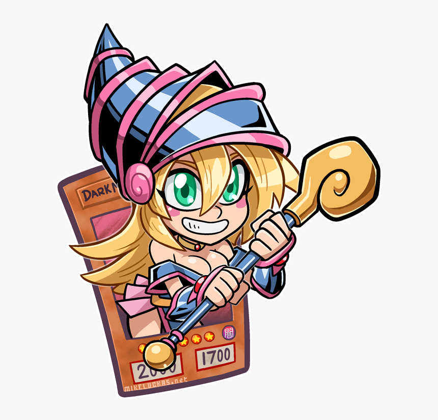 Dark I700 Cartoon Clip Art - Dark Magician Girl Png, Transparent Png, Free Download