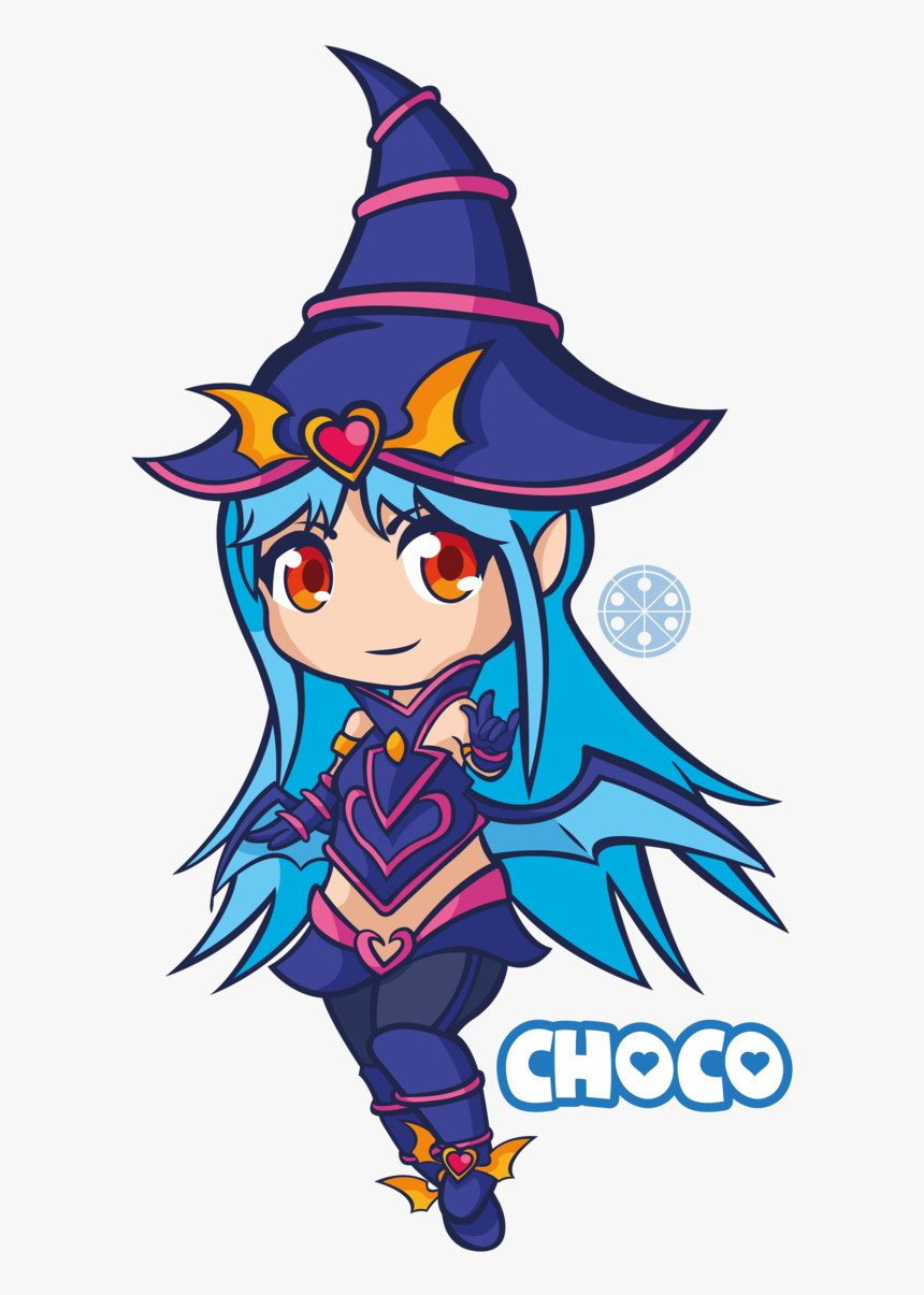 Chocolate Magician Girl By Darkpinkboy - Yugioh Chibi Chocolate Magician Girl, HD Png Download, Free Download