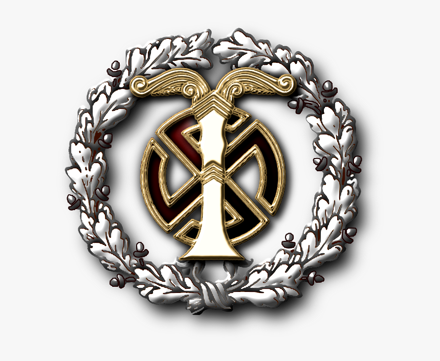 Nazi Belt Buckle Png - Thule Symbol, Transparent Png, Free Download