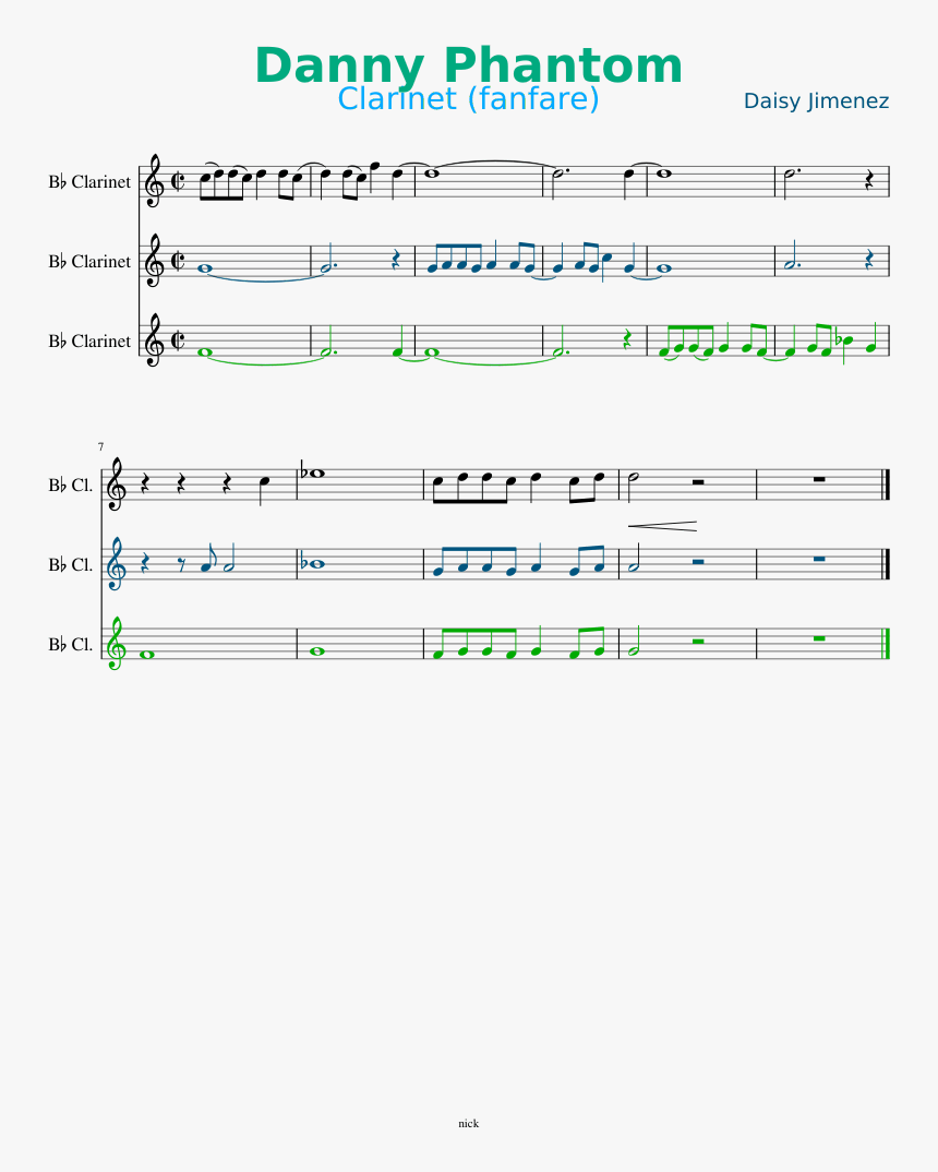 Danny Boy Clarinet Sheet Music, HD Png Download, Free Download