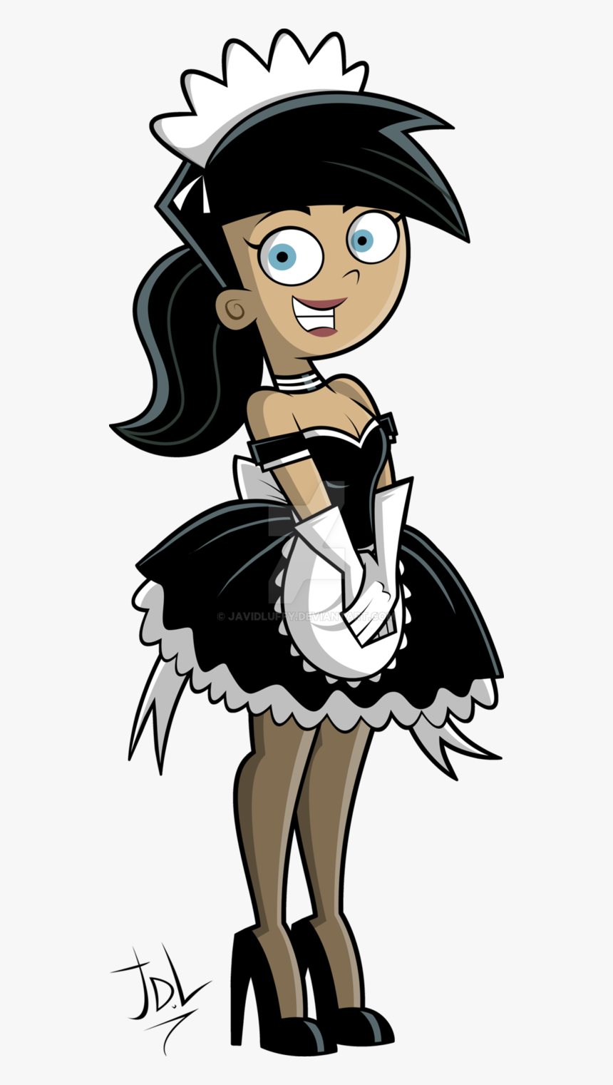Cartoon French Maid Drawing, HD Png Download, Free Download