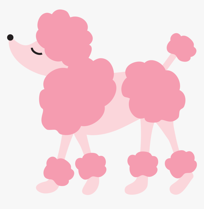 Poodle Paris Png - Pink Poodle Clipart, Transparent Png, Free Download