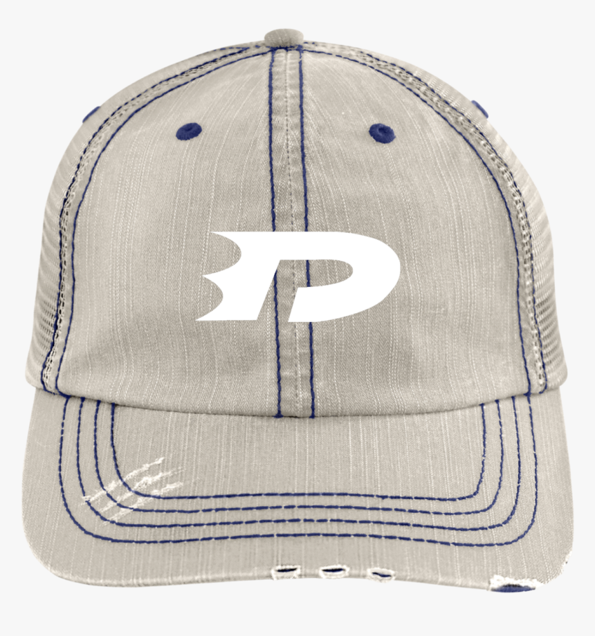 Danny Phantom 6990 Distressed Unstructured Trucker - Trucker Hat, HD Png Download, Free Download
