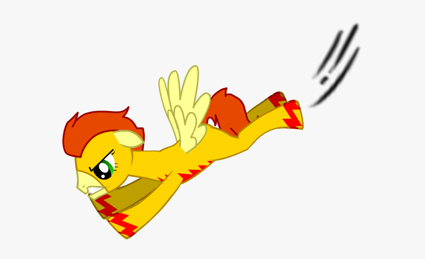Kid Flash As A Pony - Cartoon, HD Png Download, Free Download