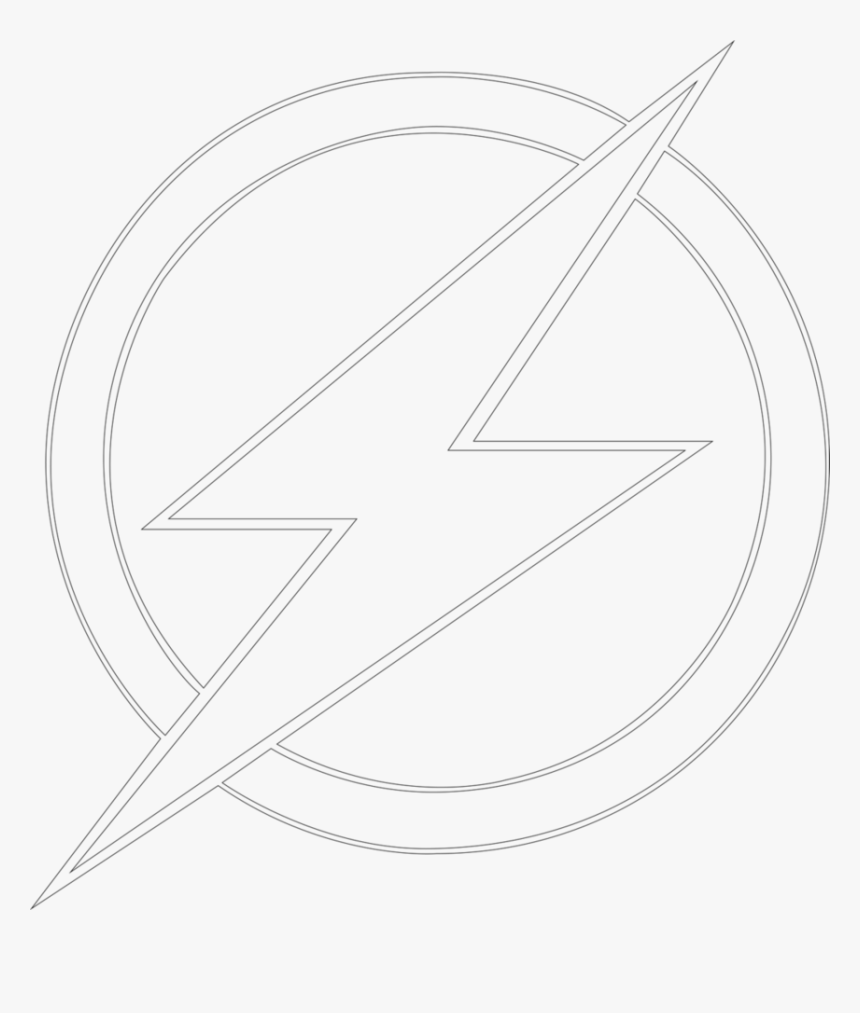 Flash Clipart Outline - Flash Logo Png White, Transparent Png, Free Download