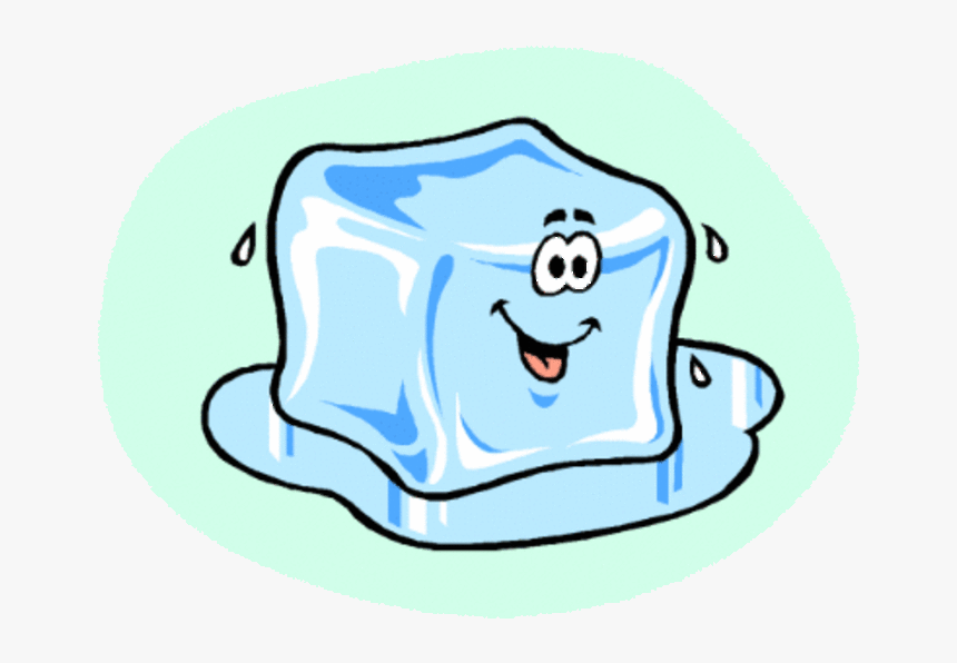 Transparent Ice Cubes Clipart - Melting Ice Cube Clipart, HD Png Download, Free Download