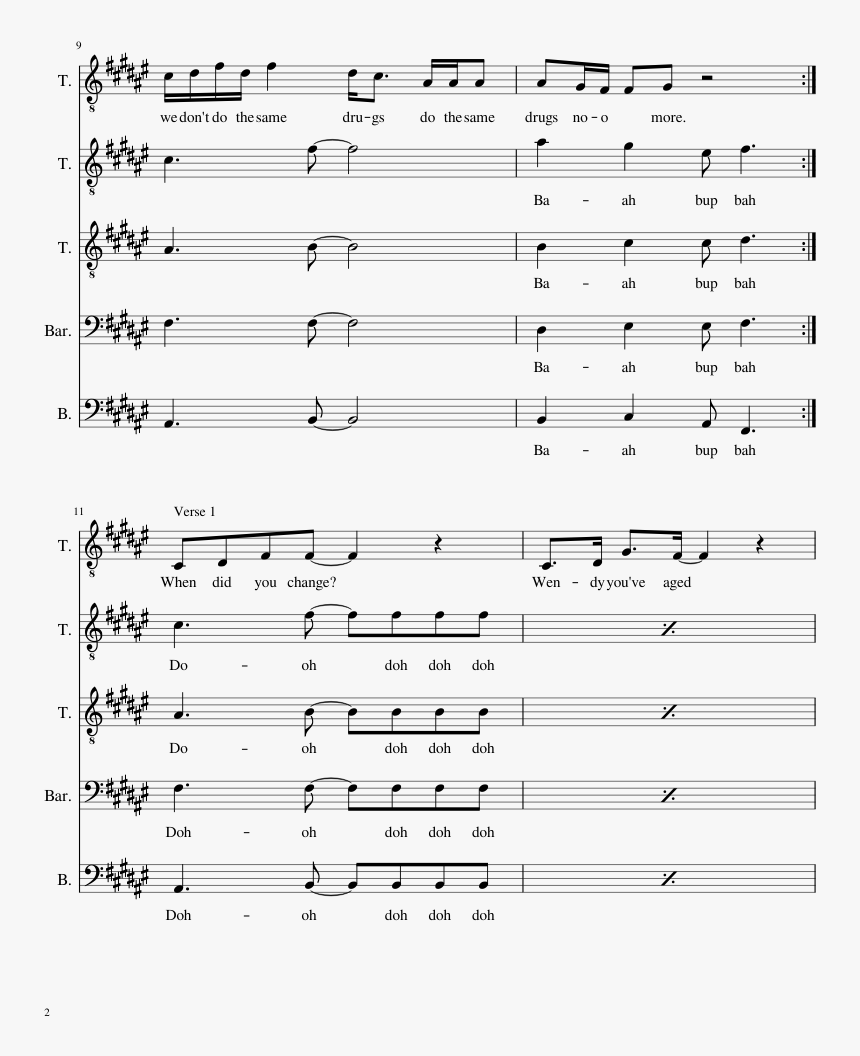 Chance The Rapper Same Drugs Sheet Music For Piano - Same Drugs Piano Sheet Music Free Pdf, HD Png Download, Free Download